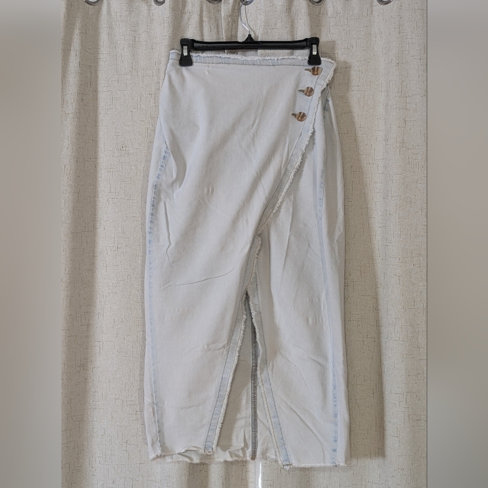 Sincerely Jules Textured Knit and Denim Combo Y2K Stretch Denim Size 11/30